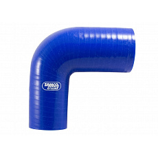Samco Sport silikonové redukční koleno 90° s vnitřním průměrem 42 mm > 32 mm, barva: modrá