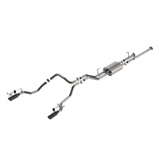 Borla Cat-Back výfukový systém "ATAK" pro Toyota Tundra 4.6L / 5.7L V8 automat, 2WD/4WD r.v. 2014-2021, barva koncovek: černé Borla Cat-Back výfukový systém "ATAK" pro Toyota Tundra 4.6L / 5.7L V8 automat, 2WD/4WD r.v. 2014-2021, barva koncovek: černé