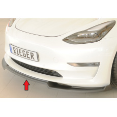 Rieger lipa pod přední nárazník pro Tesla Model 3 003, 06/18-, plast ABS bez povrchové úpravy Rieger lipa pod přední nárazník pro Tesla Model 3 003, 06/18-, plast ABS bez povrchové úpravy