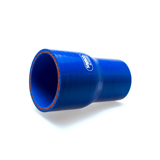 Samco Sport Xtreme teplotně odolná silikonová rovná redukce s vnitřním průměrem 48 mm > 32 mm, barva: modrá