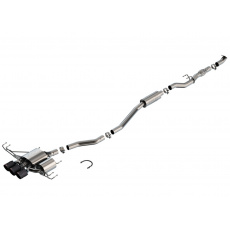 Borla Cat-Back výfukový systém "S-Type" pro Honda Civic Type R, 2,0L Turbo, manual, FWD, 4-dveř., r.v. 2023-2024, typ koncovek: karbonové Borla Cat-Back výfukový systém "S-Type" pro Honda Civic Type R, 2,0L Turbo, manual, FWD, 4-dveř., r.v. 2023-2024, typ koncovek: karbonové