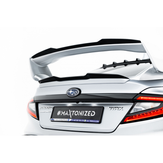 Maxton Design spodní prodloužení víka kufru pro Subaru WRX STI Mk2, černý lesklý plast ABS Maxton Design spodní prodloužení víka kufru pro Subaru WRX STI Mk2, černý lesklý plast ABS