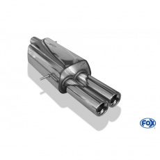 Fox Sportauspuff koncový tlumič výfuku s koncovkou 2x80 Typ 13 pro Ford Galaxy 2000- s motorem 1.8 T, 2.8 V6 Fox Sportauspuff koncový tlumič výfuku s koncovkou 2x80 Typ 13 pro Ford Galaxy 2000- s motorem 1.8 T, 2.8 V6