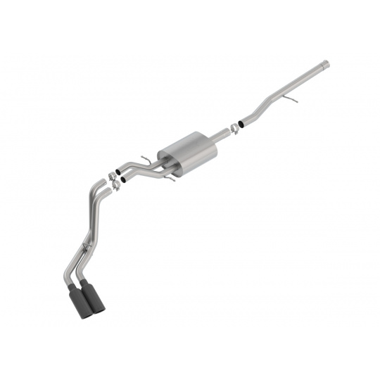 Borla Cat-Back výfukový systém "ATAK" pro Chevrolet Silverado 1500 5,3l V8, s aut./man. převodovkou, EC/SB (78,7"), CC/SHB (69,3"), r.v. 2014-2018, vč. Silverado 1500 LD 2019, typ koncovek: černé Borla Cat-Back výfukový systém "ATAK" pro Chevrolet Silverado 1500 5,3l V8, s aut./man. převodovkou, EC/SB (78,7"), CC/SHB (69,3"), r.v. 2014-2018, vč. Silverado 1500 LD 2019, typ koncovek: černé