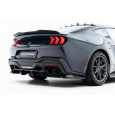 Maxton Design spoiler pod zadní nárazník s žebrováním pro Ford Mustang Mk7 Dark Horse, černý lesklý plast ABS
