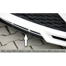 Rieger lipa pod přední nárazník Rieger pro Seat Leon Cupra 5F 3-dvéř. (sc), 5-dvéř., 5-dvéř. (ST/Combi) po faceliftu, 01/17-, plast ABS bez povrchové úpravy