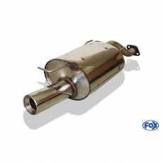 Fox Sportauspuff koncový tlumič výfuku s koncovkou 1x90 Typ 13 pro Honda Civic VI s motorem 1.4