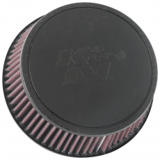 K&N univerzální kulatý zkosený filtr se vstupem 52 mm a výškou 65 mm, gumový vrchlík