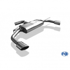 Fox Sportauspuff koncový tlumič výfuku s koncovkou 115x85 Typ 38 na obou stranách pro Volkswagen Beetle 16 2011- s motorem 2.0