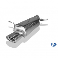 Fox Sportauspuff koncový tlumič výfuku s koncovkou 135x80 Typ 53 pro Seat Leon 1M s motorem 1.4, 1.6, 1.9 D