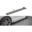 Maxton Design difuzory pod boční prahy ver.2 pro Volkswagen Golf R Mk7, carbon-Look