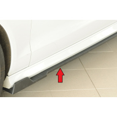 Rieger Seitenschwelleransatz (2-tlg.) mont. strana levá pro Audi A6 S6 4G, C7 sedan, r.v. 09/14-, plast ABS bez povrchové úpravy