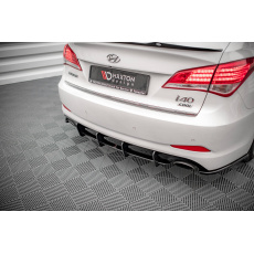 Maxton Design "Street Pro" difuzor zadního nárazníku pro Hyundai i40 Mk1, plast ABS bez povrchové úpravy