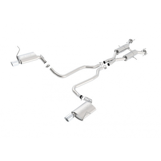 Borla Cat-Back výfukový systém "Touring" pro Jeep Grand Cherokee Limited/Overland/Trailhawk mimo vozy s výfukem skrz nárazník, 5,7l s auto. přev. 2/4-dvéř. r.v. od 11-20 Borla Cat-Back výfukový systém "Touring" pro Jeep Grand Cherokee Limited/Overland/Trailhawk mimo vozy s výfukem skrz nárazník, 5,7l s auto. přev. 2/4-dvéř. r.v. od 11-20