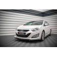 Maxton Design spoiler pod přední nárazník pro Hyundai i40 Mk1, černý lesklý plast ABS