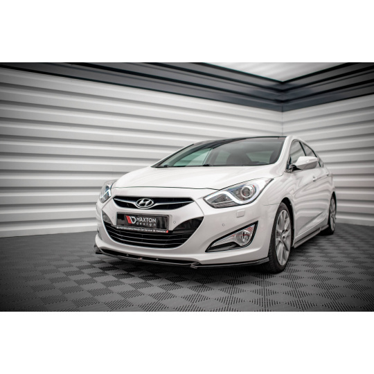 Maxton Design spoiler pod přední nárazník pro Hyundai i40 Mk1, černý lesklý plast ABS