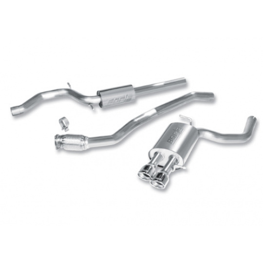 Borla Cat-Back výfukový systém "S-Type" pro Audi A4 B8 2,0l Turbo, 4-dvéř. r.v. od 09-16 Borla Cat-Back výfukový systém "S-Type" pro Audi A4 B8 2,0l Turbo, 4-dvéř. r.v. od 09-16