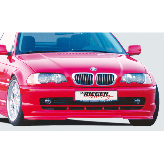 Rieger spoiler pod přední nárazník pro BMW řada 3 E46 kabriolet, kupé, r.v. 01/00-01/02, plast ABS bez povrchové úpravy, včetně integrované lipy Rieger spoiler pod přední nárazník pro BMW řada 3 E46 kabriolet, kupé, r.v. 01/00-01/02, plast ABS bez povrchové úpravy, včetně integrované lipy