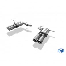 Fox Sportauspuff koncový tlumič výfuku s koncovkou 2x90 Typ 25 na obou stranách pro Jeep Grand Cherokee WK s motorem 5.7