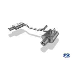Fox Sportauspuff koncový tlumič výfuku s koncovkou 1x100 Typ 17 na obou stranách pro Honda Accord VII 2003- s motorem 2.0 (CL7)