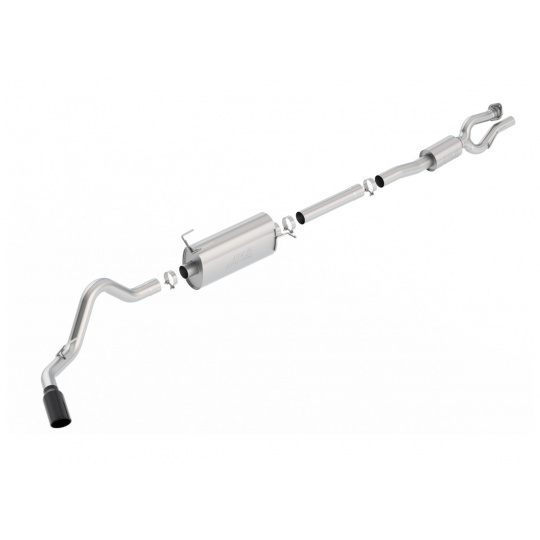 Borla Cat-Back výfukový systém "S-Type" pro Ford F-350 Super Duty 6,2l V8 s automat. přev., RC/8' Bed 142", CC/ 6'9" Bed 160", r.v. 2017-2020, typ koncovek: černé Borla Cat-Back výfukový systém "S-Type" pro Ford F-350 Super Duty 6,2l V8 s automat. přev., RC/8' Bed 142", CC/ 6'9" Bed 160", r.v. 2017-2020, typ koncovek: černé