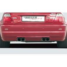 Rieger vložka zadního nárazníku CS-Look pro BMW řada 3 E46 M3 kabriolet, kupé, plast ABS bez povrchové úpravy