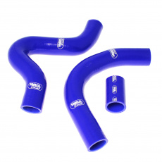 Samco Sport 3-dílná sada silikonových hadic pro vedení chladicí kapaliny pro Ford Fiesta XR2 Mk1 1981 -1983, barva: modrá