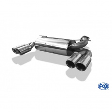 Fox Sportauspuff koncový tlumič výfuku s koncovkou 2x100 Typ 25 na obou stranách pro Hummer H3  s motorem 3.5, 3.7