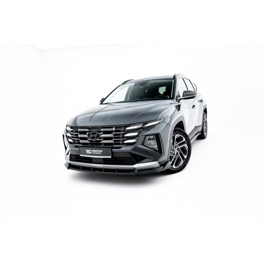 Maxton Design spoiler pod přední nárazník pro Hyundai Tucson Mk4 Facelift, černý lesklý plast ABS