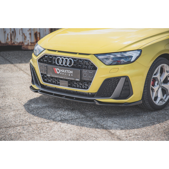 Maxton Design spoiler pod přední nárazník ver.3 pro Audi A1 GB, černý lesklý plast ABS Maxton Design spoiler pod přední nárazník ver.3 pro Audi A1 GB, černý lesklý plast ABS