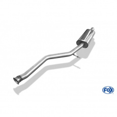 Fox Sportauspuff přední díl s tlumičem pro Peugeot 206 s motorem 2.0 16V