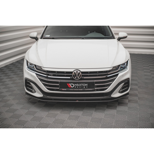 Maxton Design "Street Pro" spoiler pod přední nárazník pro Volkswagen Arteon R-Line Facelift