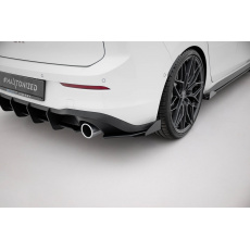 Maxton Design "Racing durability" difuzory pod zad. nárazník s křidélky pro Volkswagen Golf GTE Mk8, Mk8 Facelift, plast ABS bez povrchové úpravy