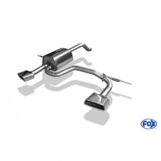 Fox Sportauspuff koncový tlumič výfuku s koncovkou 145x65 Typ 59 na obou stranách pro Renault Clio IV s motorem 0.9, 1.2, 1.5 D