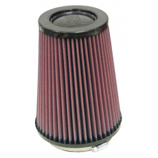 K&N univerzální kulatý zkosený filtr se vstupem 102 mm a výškou 178 mm, karbonový vrchlík