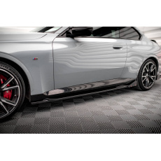 Maxton Design difuzory pod boční prahy s křidélky ver.2 pro BMW řada 2 G42 M240i, G42 M-Pack, černý lesklý plast ABS