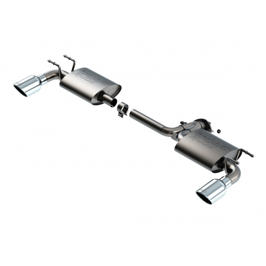 Borla koncový díl "S-Type" pro Mazda 3 Hatchback 2,0l/2,5l 4vál. 4-dvéř., s aut./man. převodovkou, FWD, r.v. 2019-2021, typ koncovek: chromové Borla koncový díl "S-Type" pro Mazda 3 Hatchback 2,0l/2,5l 4vál. 4-dvéř., s aut./man. převodovkou, FWD, r.v. 2019-2021, typ koncovek: chromové