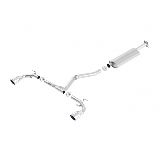 Borla Cat-Back výfukový systém "S-Type" pro Toyota 86 2,0l 4-válec RWD 2-dvéř., r.v. 2017-2020 Borla Cat-Back výfukový systém "S-Type" pro Toyota 86 2,0l 4-válec RWD 2-dvéř., r.v. 2017-2020