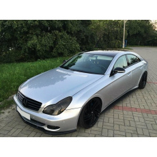 Maxton Design spoiler pod přední nárazník pro Mercedes CLS C 219/Standard, černý lesklý plast ABS