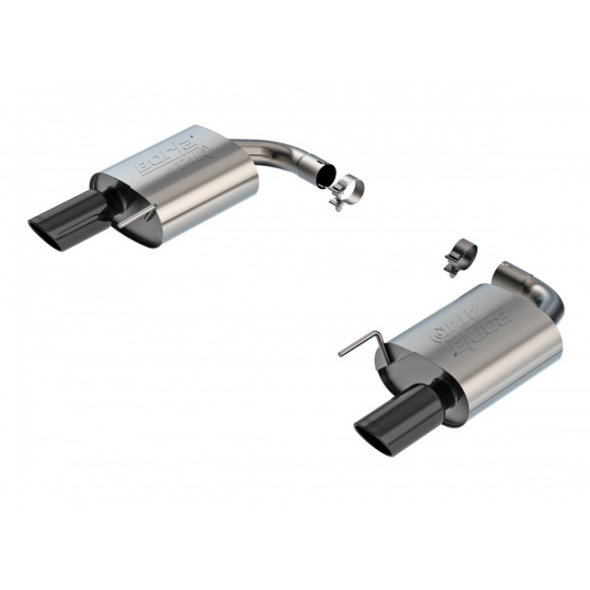 Borla koncový díl Axle-Back "ATAK" pro Ford Mustang GT 5l V8, automat/manual, RWD, 2 dveř.,Coupe/Cabrio, r.v.2024-, bez Active Exhaust , typ koncovek: černé Borla koncový díl Axle-Back "ATAK" pro Ford Mustang GT 5l V8, automat/manual, RWD, 2 dveř.,Coupe/Cabrio, r.v.2024-, bez Active Exhaust , typ koncovek: černé