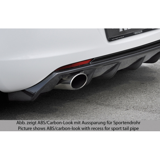 Rieger vložka zadního nárazníku (GBL-51315) pro Opel Astra J 5-dvéř., hatchback před faceliftem, plast ABS lakovaný do černé lesklé barvy Rieger vložka zadního nárazníku (GBL-51315) pro Opel Astra J 5-dvéř., hatchback před faceliftem, plast ABS lakovaný do černé lesklé barvy