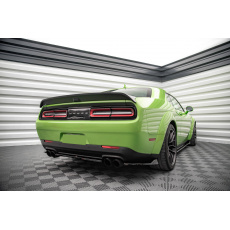 Maxton Design boční difuzory pod zadní nárazník pro Dodge Challenger MK3 SRT Hellcat Widebody, černý lesklý plast ABS