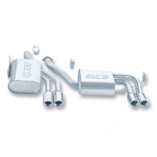 Borla Cat-Back výfukový systém "S-Type" pro BMW E46 M3 Coupé/Convertible 3,2l, RWD, 2-dvéř., r.v. od 01-06 Borla Cat-Back výfukový systém "S-Type" pro BMW E46 M3 Coupé/Convertible 3,2l, RWD, 2-dvéř., r.v. od 01-06