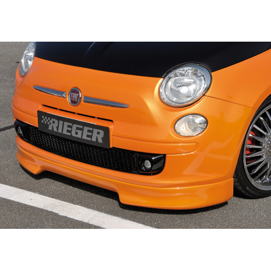Rieger spoiler pod přední nárazník pro Fiat 500 312 2-dvéř., r.v. 10/07-, plast ABS bez povrchové úpravy Rieger spoiler pod přední nárazník pro Fiat 500 312 2-dvéř., r.v. 10/07-, plast ABS bez povrchové úpravy