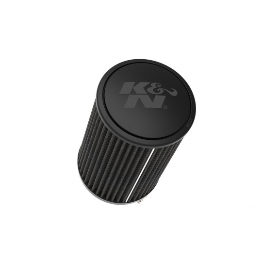 K&N univerzální kulatý zkosený filtr se vstupem 102 mm a výškou 235 mm, gumový vrchlík