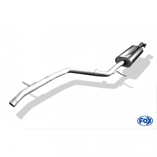 Fox Sportauspuff přední díl s tlumičem pro Dacia Logan Kombi s motorem 1.4, 1.6