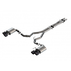 Borla Cat-Back výfukový systém "ATAK" pro Ford Mustang Dark Horse, 5l V8, automat/manual, r.v. 2024, typ koncovek: karbonové Borla Cat-Back výfukový systém "ATAK" pro Ford Mustang Dark Horse, 5l V8, automat/manual, r.v. 2024, typ koncovek: karbonové