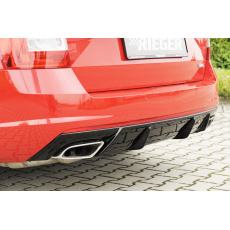 Rieger vložka zadního nárazníku pro Škoda Octavia RS 5E combi, sedan vč. faceliftu, plast ABS lakovaný do černé lesklé barvy, pro vozy bez tažného zařízení Rieger vložka zadního nárazníku pro Škoda Octavia RS 5E combi, sedan vč. faceliftu, plast ABS lakovaný do černé lesklé barvy, pro vozy bez tažného zařízení