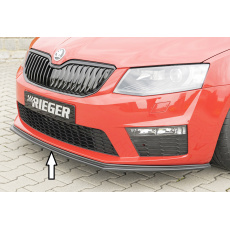 Rieger lipa pod přední nárazník pro Škoda Octavia RS 5E combi, sedan před faceliftem, 06/13-01/17, plast ABS bez povrchové úpravy Rieger lipa pod přední nárazník pro Škoda Octavia RS 5E combi, sedan před faceliftem, 06/13-01/17, plast ABS bez povrchové úpravy