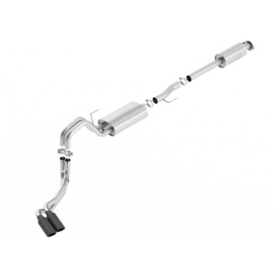 Borla Cat-Back výfukový systém "S-Type" typ 18 pro Ford F-150 2,7l/3,5l V6 EcoBoost (mimo Raptor)/5,0l V8 s automat. přev. EC/SB 78,8", CC/SHB 67", CC/SB 6,5´, r.v. od 15-20, typ koncovek: černé Borla Cat-Back výfukový systém "S-Type" typ 18 pro Ford F-150 2,7l/3,5l V6 EcoBoost (mimo Raptor)/5,0l V8 s automat. přev. EC/SB 78,8", CC/SHB 67", CC/SB 6,5´, r.v. od 15-20, typ koncovek: černé